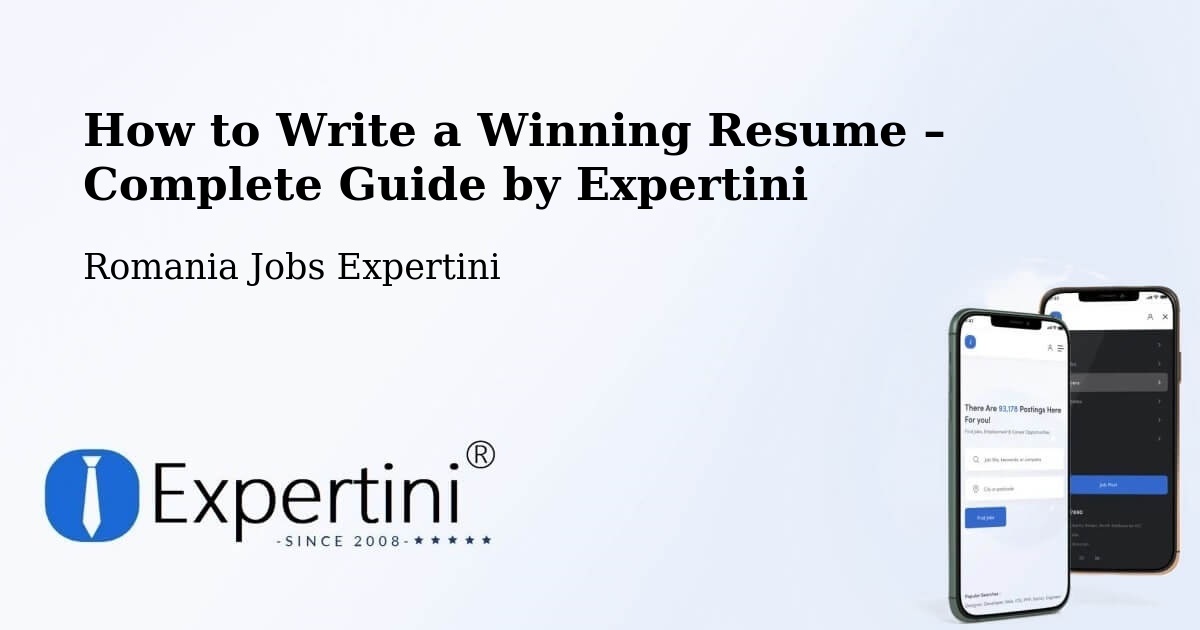 Resume Writing Guide for Job Seekers – Fitioneşti - Fitioneşti, Romania Jobs Expertini