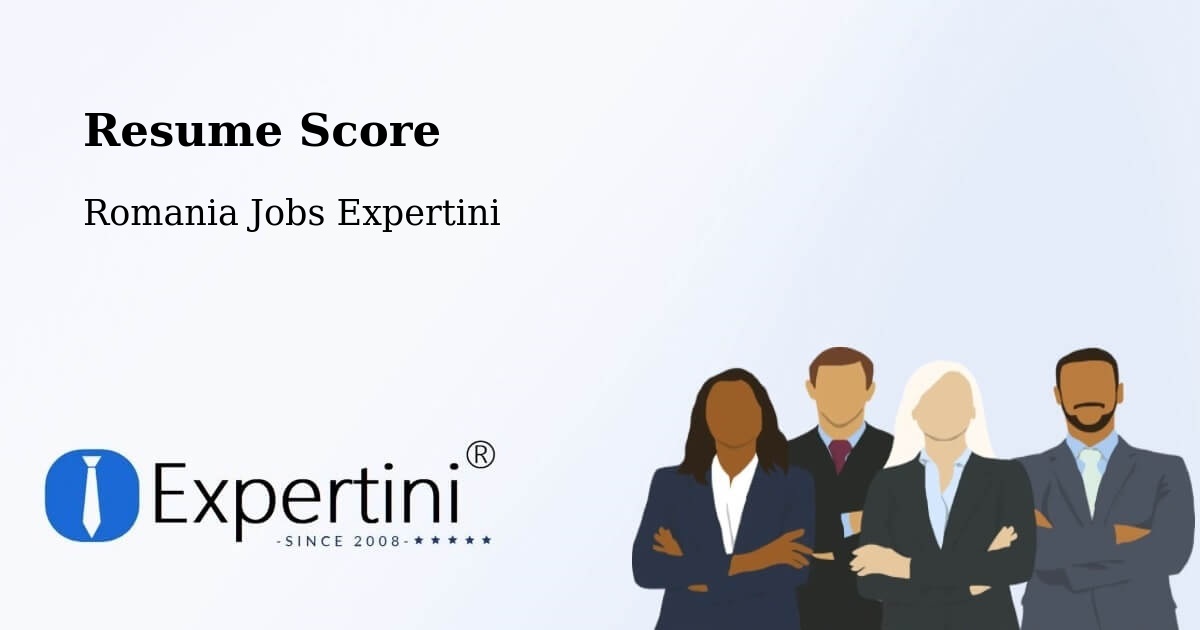 Resume Score & Job Description Match Tool – Fitioneşti - Romania Jobs Expertini